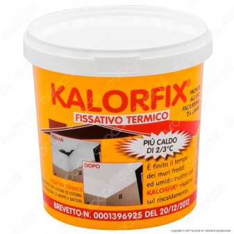 Tecnostuk Kalorfix Fissativo Termico per Interni ed Esterni - 1 Litro