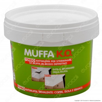 Tecnostuk Muffa K.O. Fondo per Coprire Isolare Sbiancare - 3 Litri