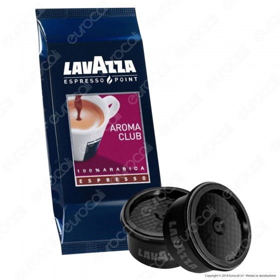 100 Capsule Espresso Point Lavazza Aroma Club Cialde Originali Lavazza 100 Capsule Espresso Point Lavazza Aroma Club Cialde Originali Lavazza