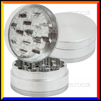 Grinder Tritatabacco Black Leaf 3 Parti in Metallo [TERMINATO]