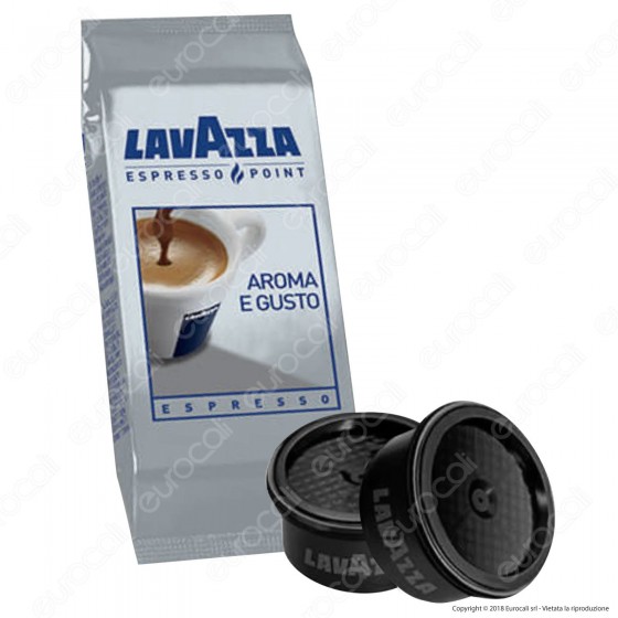 100 Capsule Espresso Point Lavazza Aroma e Gusto Cialde Originali 100 Capsule Espresso Point Lavazza Aroma e Gusto Cialde Originali