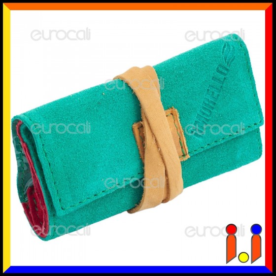 Il Morello Pocket Mini Portatabacco in Vera Pelle Jamaica Verde Rosso Il Morello Pocket Mini Portatabacco in Vera Pelle Jamaica Verde Rosso