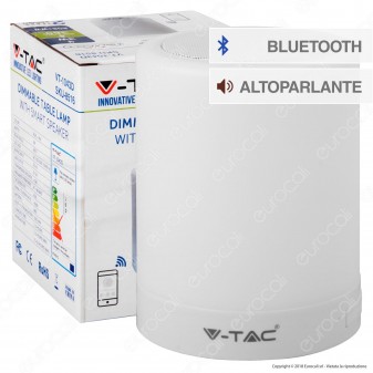 V-Tac VT-1043 Lampada da Tavolo LED 3W Touch Dimmerabile Smart con