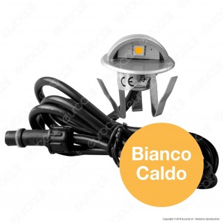 Life Punto Luce LED 0,4W Segnapasso da Interramento in Zinco - mod.