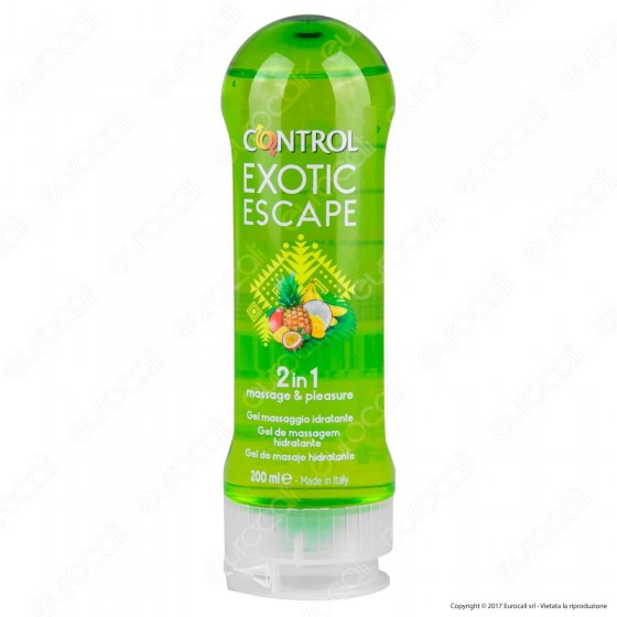 Control Exotic Escape Gel Massaggio Intimo e per Massaggi Idratante 2 Control Exotic Escape Gel Massaggio Intimo e per Massaggi Idratante 2