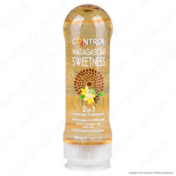 Control Masagascar Sweetess Gel Massaggio Intimo e per Massaggi Idratante - 200ml Control Masagascar Sweetess Gel Massaggio Intimo e per Massaggi Idratante - 200ml