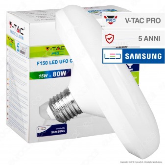 V-Tac PRO VT-216 Lampadina LED E27 15W Ufo Chip Samsung - SKU 213 /