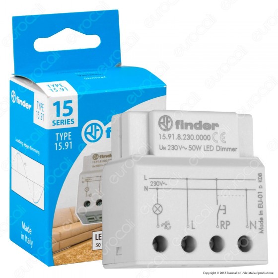 Finder Teleruttore Dimmer Elettronico a Impulso 230V - mod. Finder Teleruttore Dimmer Elettronico a Impulso 230V - mod.
