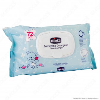 Chicco Salviettine Detergenti Idratanti Lenitive Senza Parabeni con