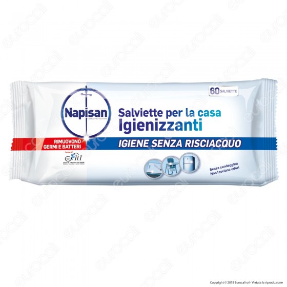 Napisan Wipes Salviette per la Casa Igienizzanti - Confezione da 60 Napisan Wipes Salviette per la Casa Igienizzanti - Confezione da 60