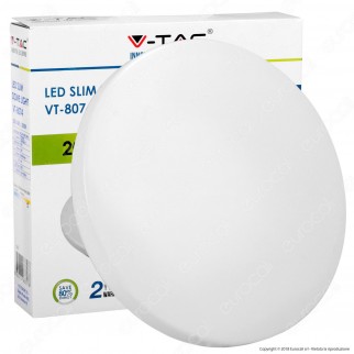 V-Tac VT-8074 Plafoniera LED 20W Forma Rotonda Colore Bianco - SKU