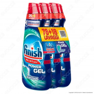 Finish PowerGel Tutto in 1 Max Igienizzante per Lavastoviglie - 3
