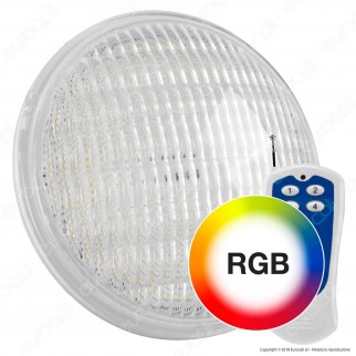 V-Tac VT-1263 Lampada LED RGB da Piscina PAR56 12W IP68 12V con