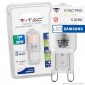 V-Tac PRO VT-203 Lampadina LED G9 2,5W Bulb Chip Samsung - SKU 243 / 244 / 245 [TERMINATO]
