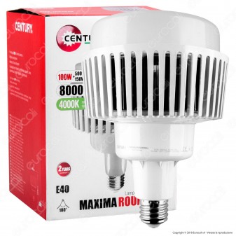 Century Maxima Round 150 LED E40 100W High Power Bulb per Campane