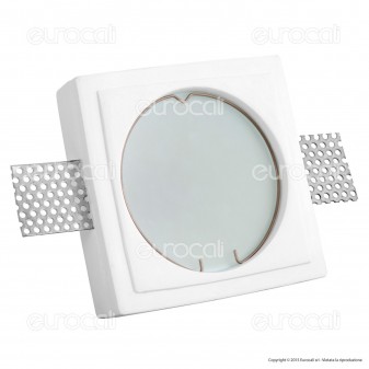[EBAY] Portafaretto Quadrato da Incasso in Gesso e Vetro per