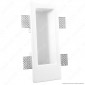[EBAY] Portafaretto Rettangolare da Incasso in Gesso per Lampadine GU10 e GU5.3 - ART2048