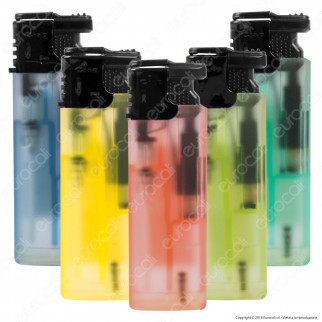 Ciao Accendino Turbo Color Elettronico Antivento - 5 Accendini