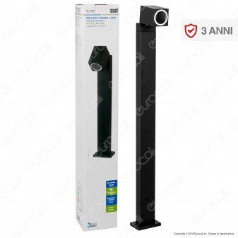 V-Tac VT-7612 Portalampada da Giardino con Fissaggio a Terra Colore