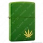 Accendino Zippo Mod. 29588 Marijuana Leaf - Ricaricabile Antivento [TERMINATO]