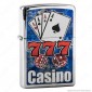 Accendino Zippo Mod. 29633 Fusion Casino - Ricaricabile Antivento [TERMINATO]
