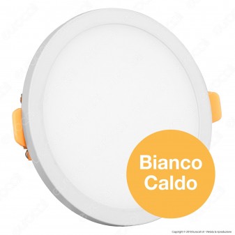 V-Tac VT-888 RD Pannello LED Rotondo 8W SMD da Incasso con Driver -