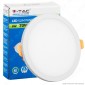 Immagine 1 - V-Tac VT-888 RD Pannello LED Rotondo 8W SMD da Incasso con Driver -