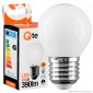 Immagine 1 - Qtech Lampadina LED E27 4W MiniGlobo G45 White Filamento - mod.