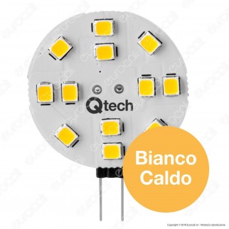Qtech Lampadina LED G4 2W Bulb Disc - mod. 90040004 [TERMINATO]
