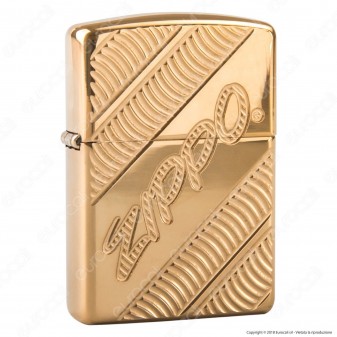 Accendino Zippo Mod. 29625 Armor - Coiled - Ricaricabile Antivento