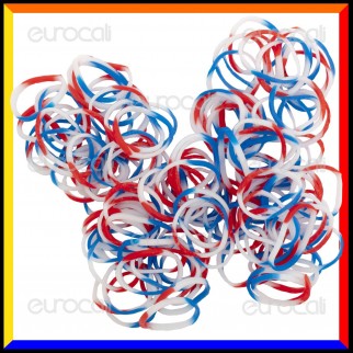 Loom Bands Elastici Colorati 3 Toni - Bustina da 600 pz