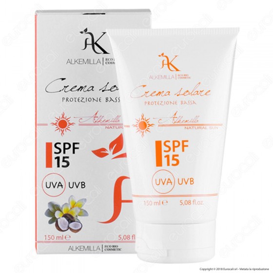 Alkemilla Crema Solare Bassa Protezione SPF 15 - Flacone da 150ml Alkemilla Crema Solare Bassa Protezione SPF 15 - Flacone da 150ml