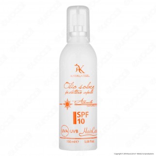 Alkemilla Olio Solare Protezione Capelli Spray SPF 10 - Flacone da