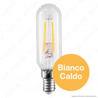 Century Incanto Lampadina LED E14 6W Tubolare a Filamento - mod.