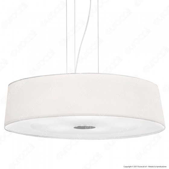 Ideal Lux Hilton SP6 Lampadario in Metallo con Portalampada per Ideal Lux Hilton SP6 Lampadario in Metallo con Portalampada per