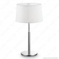 Ideal Lux Hilton TL1 Lampada da Tavolo in Metallo con Portalampada per Lampadine G9 - mod. 75525