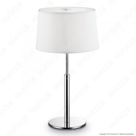 Ideal Lux Hilton TL1 Lampada da Tavolo in Metallo con Portalampada Ideal Lux Hilton TL1 Lampada da Tavolo in Metallo con Portalampada