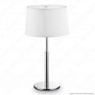 Ideal Lux Hilton TL1 Lampada da Tavolo in Metallo con Portalampada