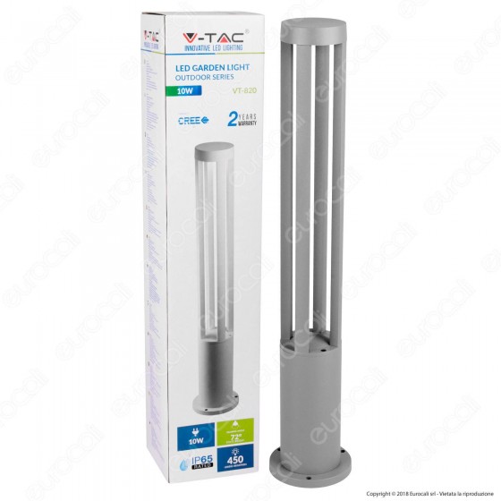V-Tac VT-820 Lampada LED da Giardino con Fissaggio a Terra 10W Colore V-Tac VT-820 Lampada LED da Giardino con Fissaggio a Terra 10W Colore