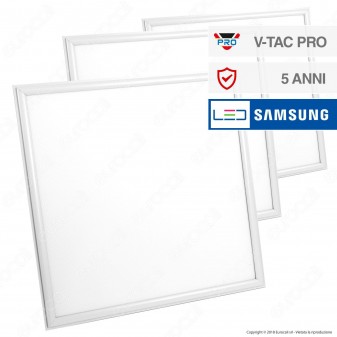 V-Tac VT-645 6 Pannelli LED Chip Samsung 60x60 45W SMD con Driver -