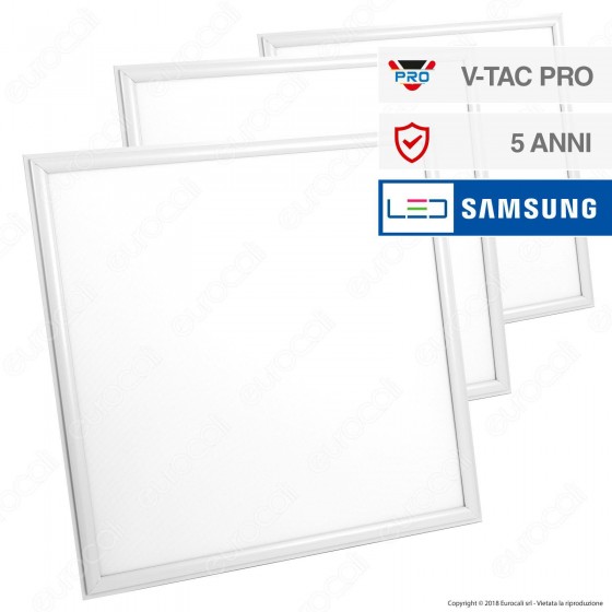 V-Tac VT-645 6 Pannelli LED Chip Samsung 60x60 45W SMD con Driver - V-Tac VT-645 6 Pannelli LED Chip Samsung 60x60 45W SMD con Driver -