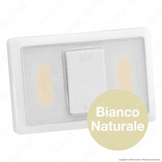 Century ITALO Lampada LED da Parete Alimentata a Batterie - mod.