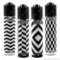 Clipper Micro Fantasia Black Pattern - 4 Accendini [TERMINATO]