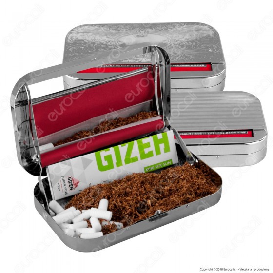 Chilling Time Rollatore Tabacchiera per Cartine Lunghe Slim Chilling Time Rollatore Tabacchiera per Cartine Lunghe Slim