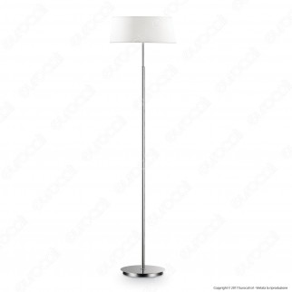 Ideal Lux Hilton PT2 Lampada da Terra in Metallo con Portalampada per