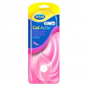 Scholl Gel Activ Solette Donna Invisibili per Scarpe Aperte Uso