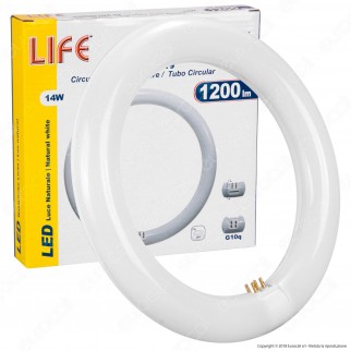 Life Circolina LED T9 G10q 14W Lampadina Diametro 21,5cm - mod.