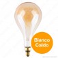 Immagine 2 - Daylight Lampadina E27 Filamento LED a Spirale 5W Bulb A165 con Vetro