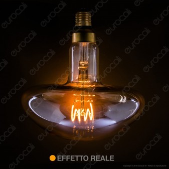 Daylight Lampadina E27 Filamento LED a Spirale 5W Forma Fungo con