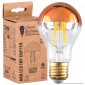 Immagine 1 - Daylight Lampadina E27 Filamenti LED 7W Bulb A60 con Calotta Ramata